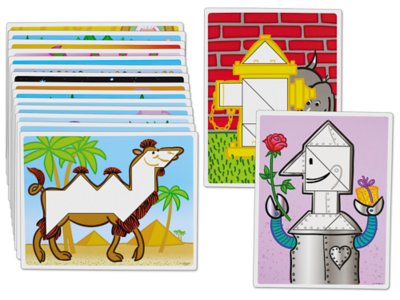 Tangram Picture Matching Cards