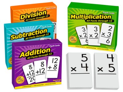 All Facts 0-12 Math Flash Cards - Complete Set at Lakeshore Learning