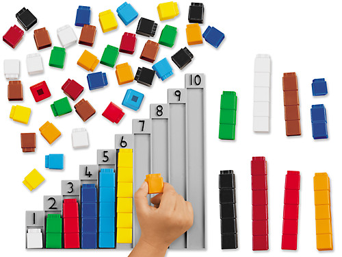 Unifix Cubes Ten Assorted Colors Set of 500 for sale online 