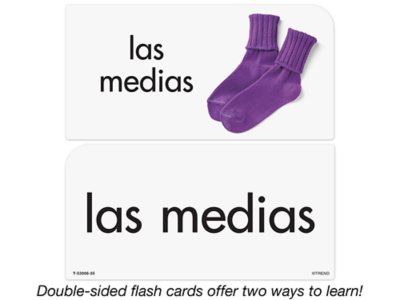 Palabras e imágenes (Spanish Picture-Words) Flash Cards
