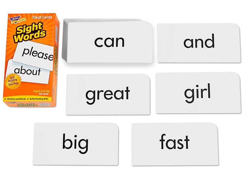 first grade sight words flash cards Dolch Word in a PDF file You can also use the reading charts and the 6 unique games to further your little one in their learning journey Sight-Words Flash Cards at Lakeshore