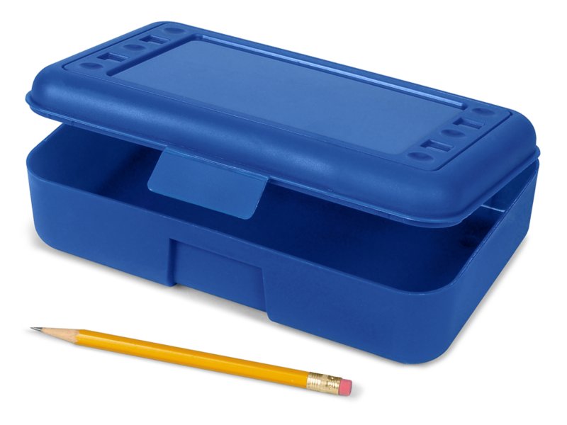 Pencil Box with Latches Clear – Posner's Art Store