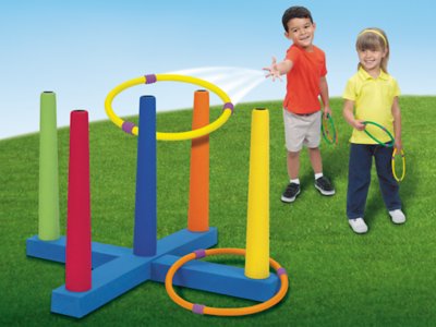 Super-Safe Ring Toss Game