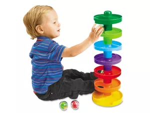 Rainbow Stack Ball Track