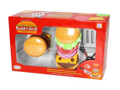Magnetic Build&nbsp;& Grill Burger Set