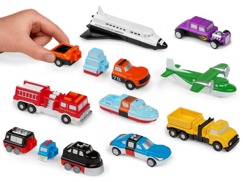 Micro Mix & Match Vehicles Deluxe Set at Lakeshore Learning
