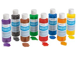 Lakeshore Washable Glitter Tempera Paint - Pint - Set of 8 Colors