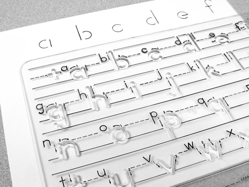 Traditional Manuscript Writing Template - Lowercase Letters at ...