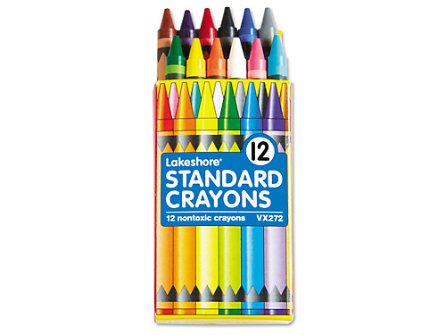 Rts Hot Selling 12 Colors Water Soluble Crayons with Non-Toxic in