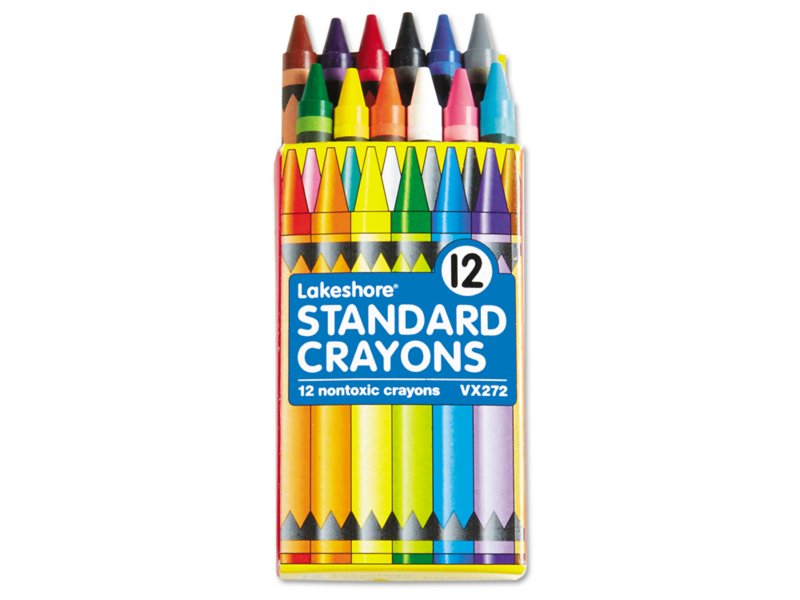 Strand Crayons - White 12pk