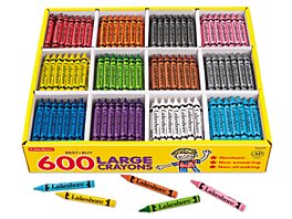 Multi-colored Wipe Off Crayons - The Toyworks