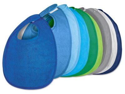 Washable Terry Cloth Bibs Set of 10 at Lakeshore Learning