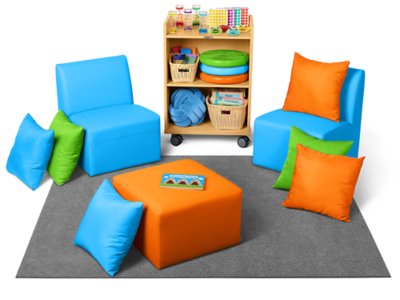 Elementary Classroom Calming Corner at Lakeshore Learning, image size:1600x1200