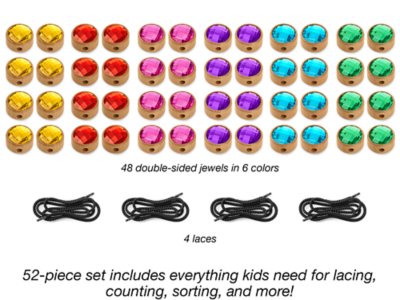 Wooden Lacing Jewels