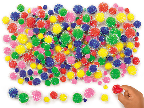 hed Fortære brugervejledning Glitter Pom-Poms at Lakeshore Learning